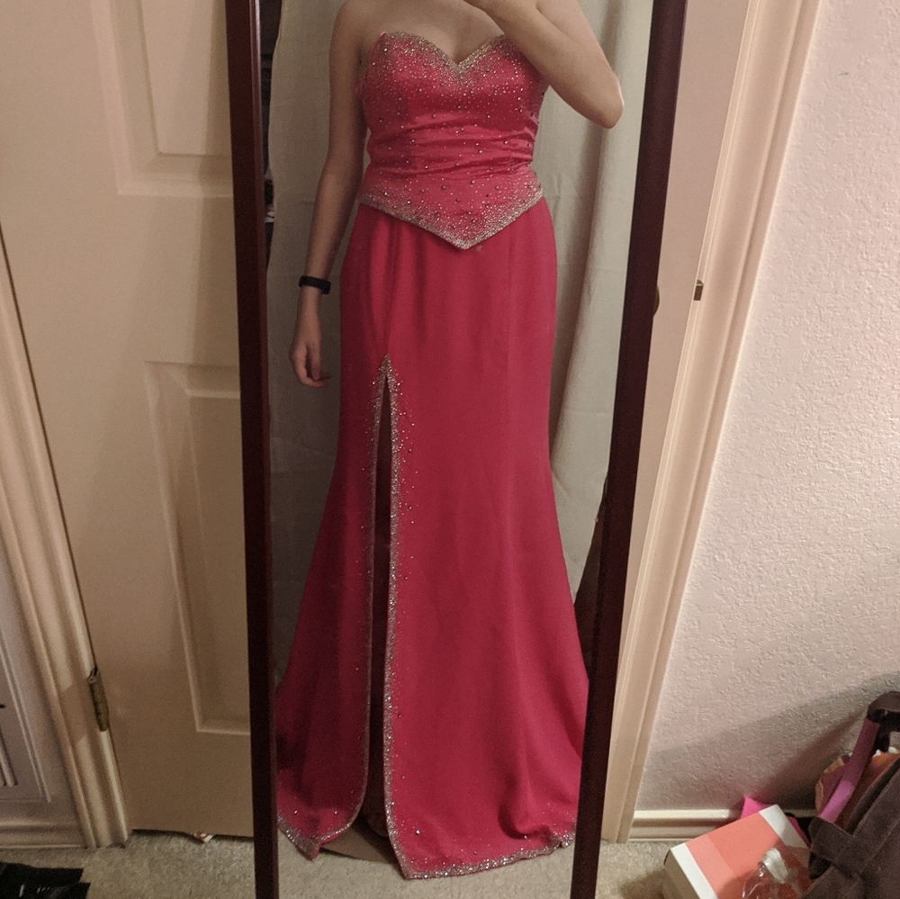 Partytime Prom Pink Dress